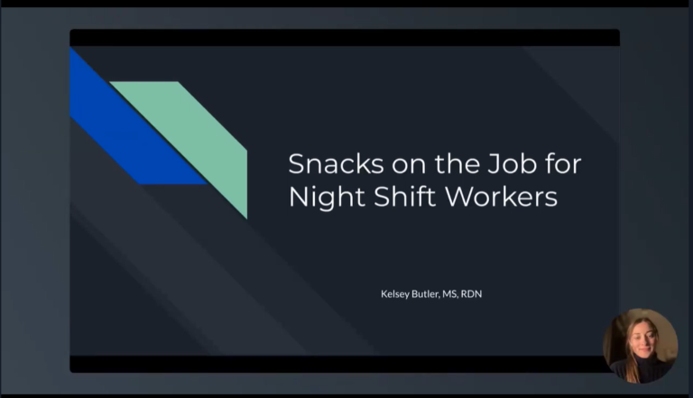 Snacks on the Job for Night Shift Workers