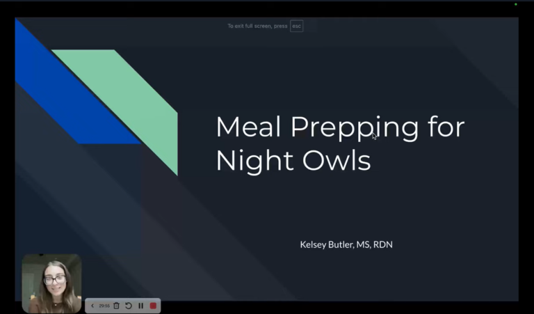 Meal Prepping for Night Owls