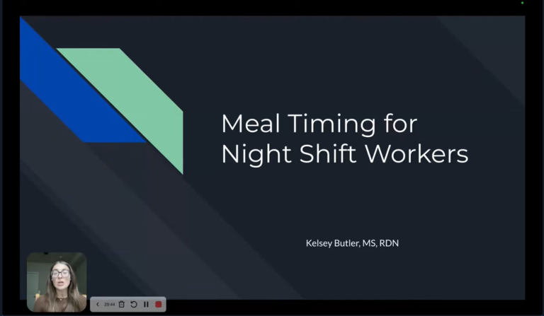 Meal Timing for Night Shift Workers
