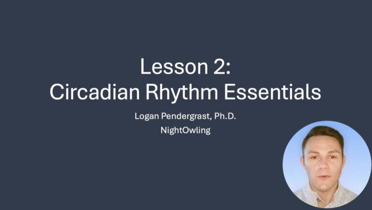 Circadian Rhythm for Night Shift Workers, Night Owls, and the Nocturnal