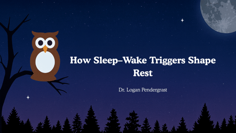 How Sleep–Wake Triggers Shape Rest