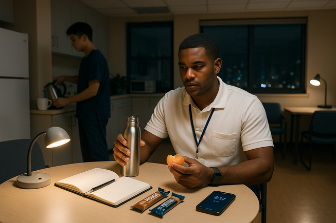 Night Owling - During-shift routine: Staying alert and productive