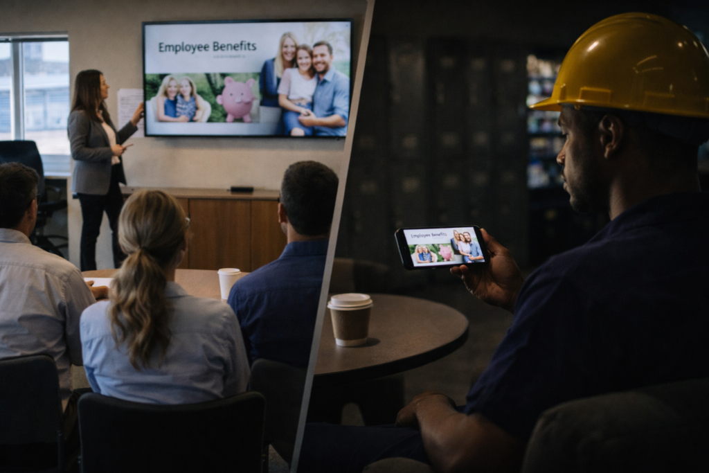 Benefits accessibility gap between day and night shift employees