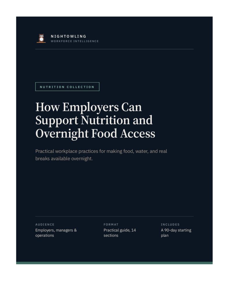 How Employers Can Support Nutrition and Overnight Food Access