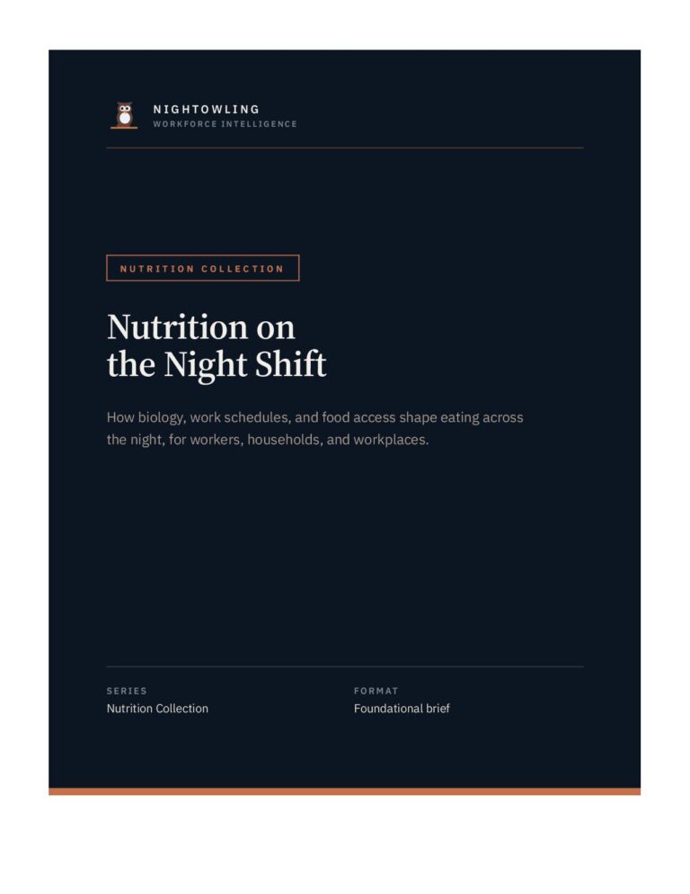 Nutrition on the Night Shift