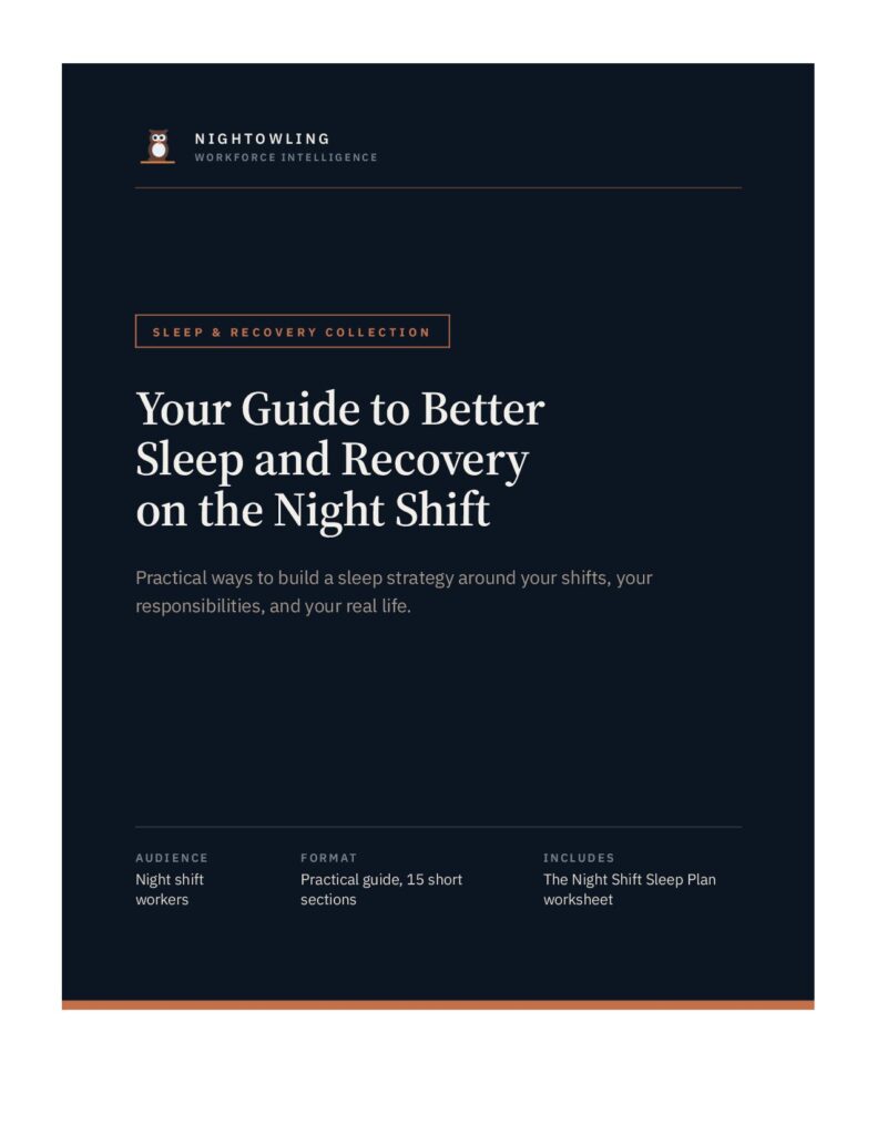 Your Guide to Better Sleep and Recovery on the Night Shift