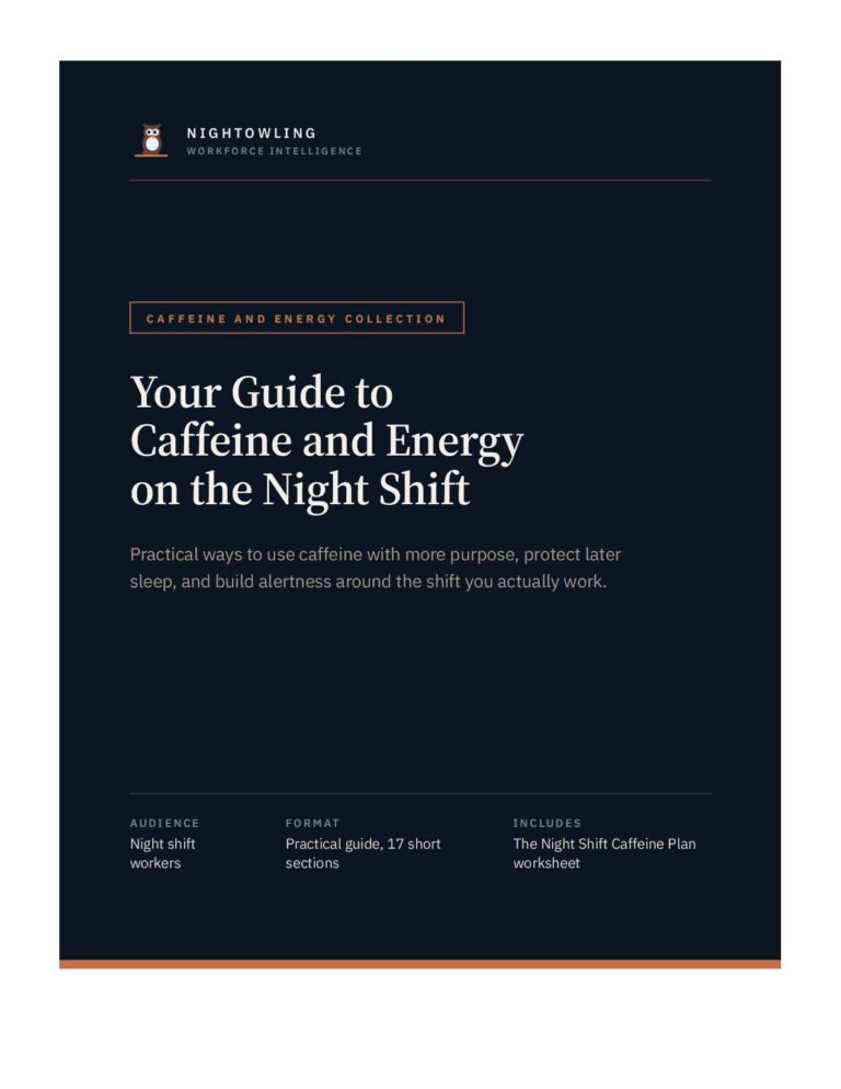 Your Guide to Caffeine and Energy on the Night Shift · A NightOwling Worker Guide